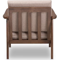 piper light brown accent chair   