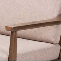 piper light brown accent chair   