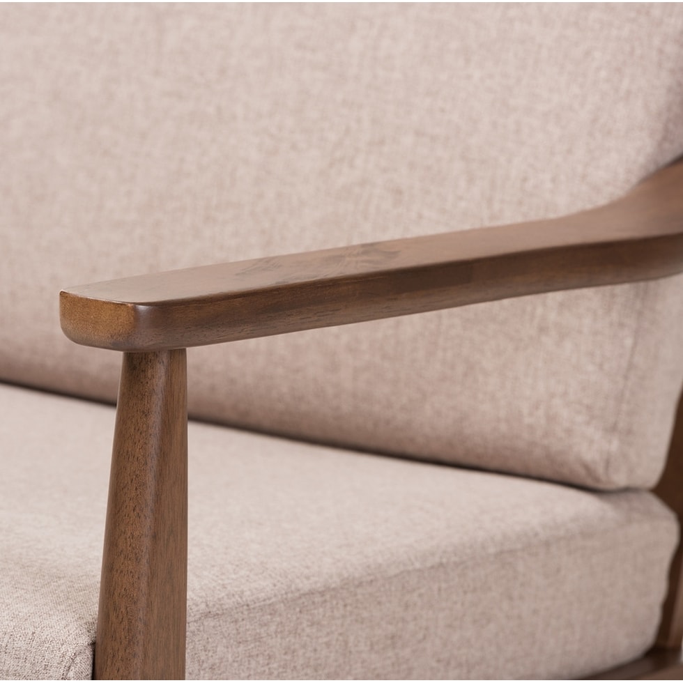 piper light brown accent chair   