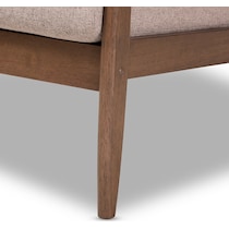 piper light brown accent chair   