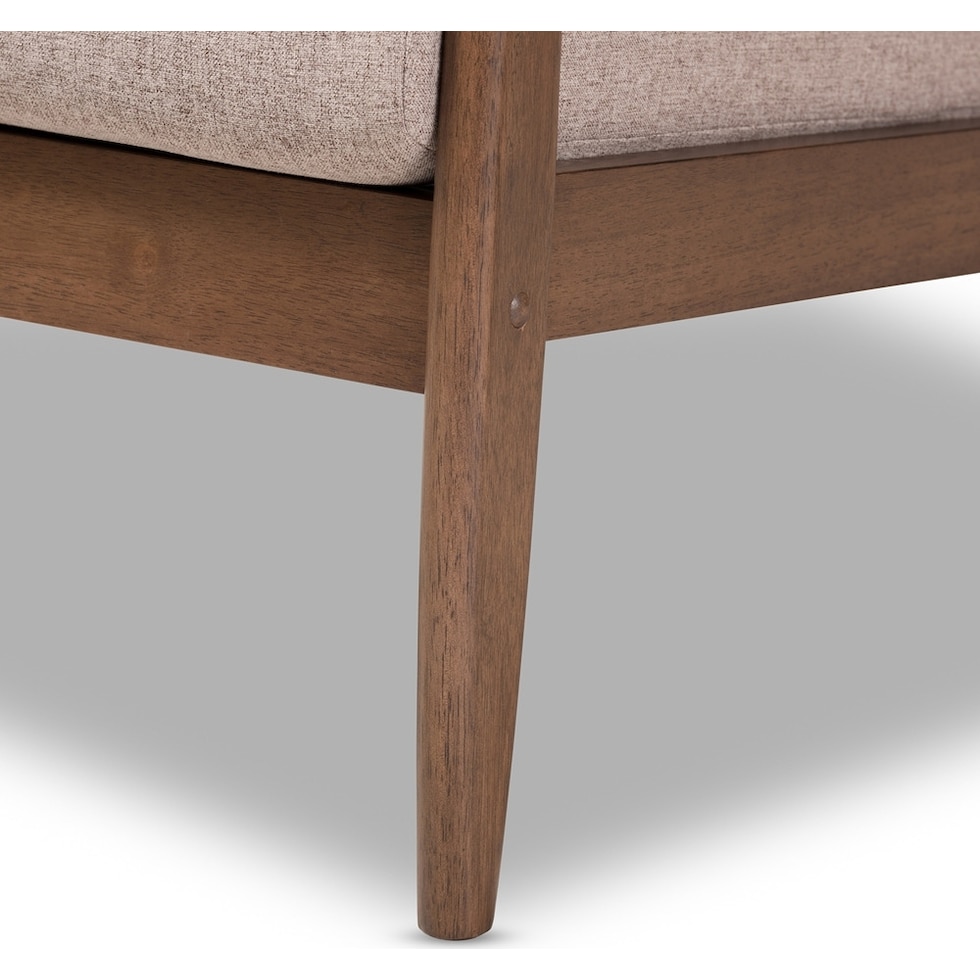 piper light brown accent chair   