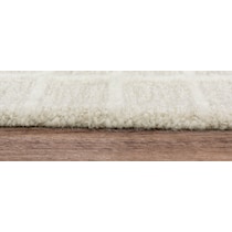 pippa white area rug  x    
