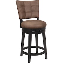 pisa dark brown counter height stool   