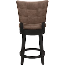 pisa dark brown counter height stool   