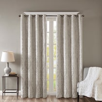 placid gray window panel   