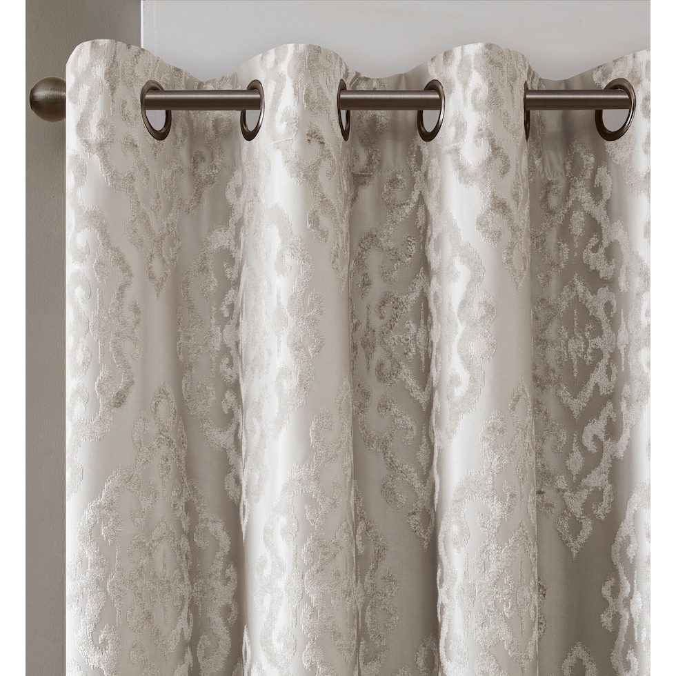 placid gray window panel   