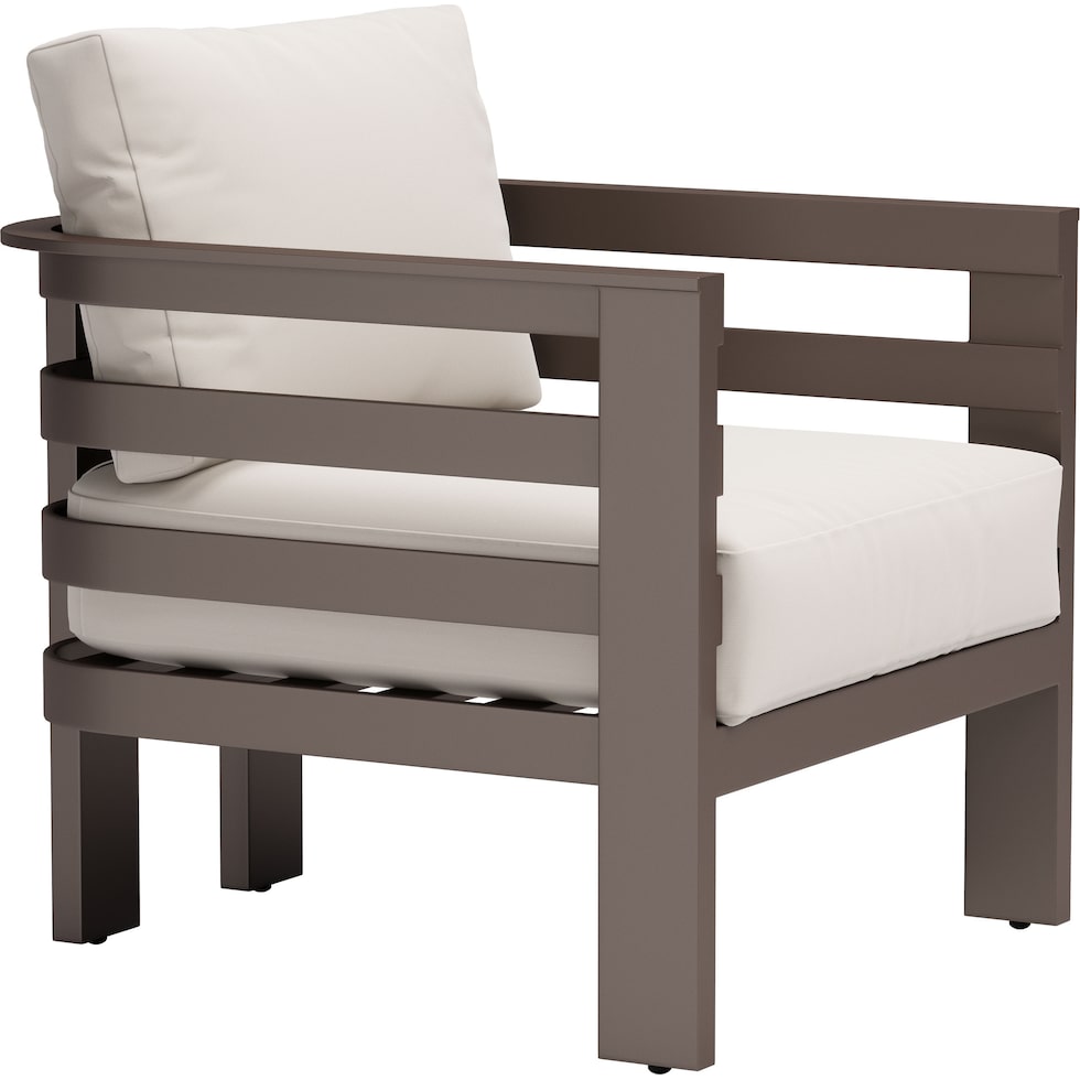 placida white outdoor chair   