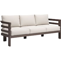 placida white outdoor sofa   