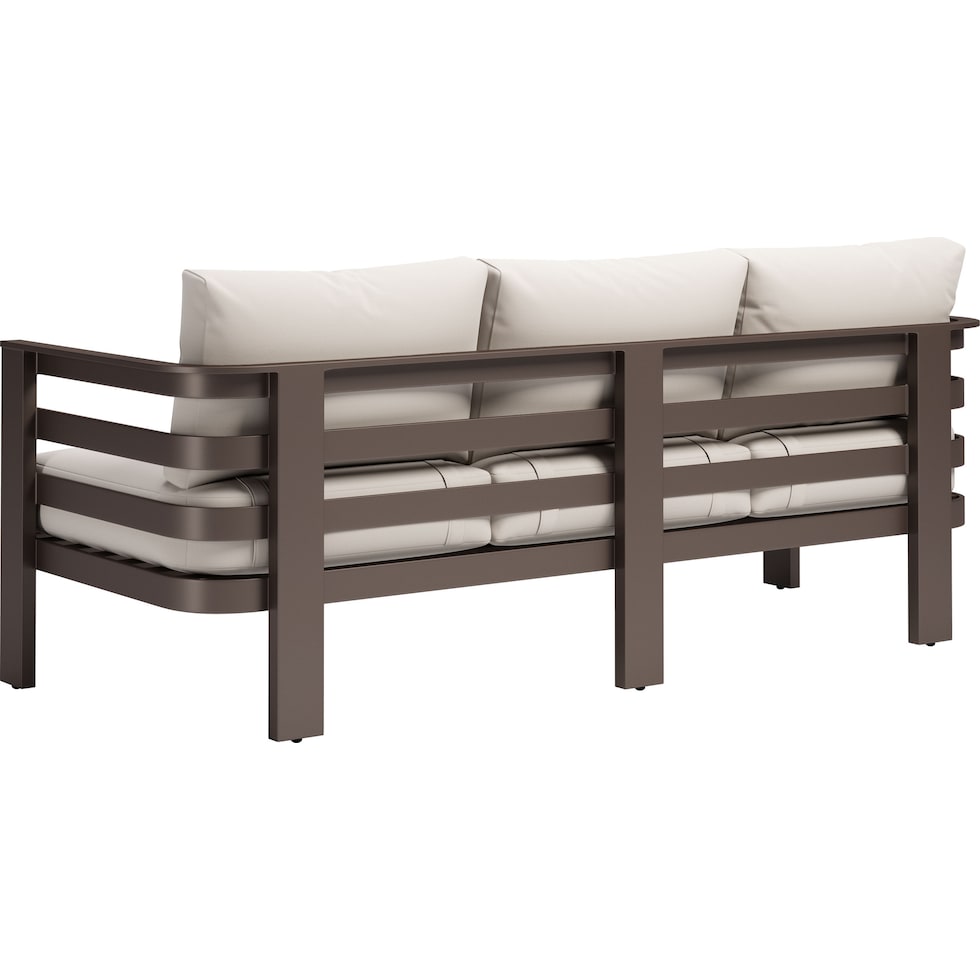 placida white outdoor sofa   