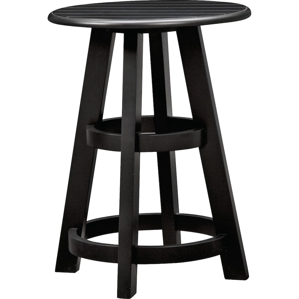 plantation coastal black lamp table   