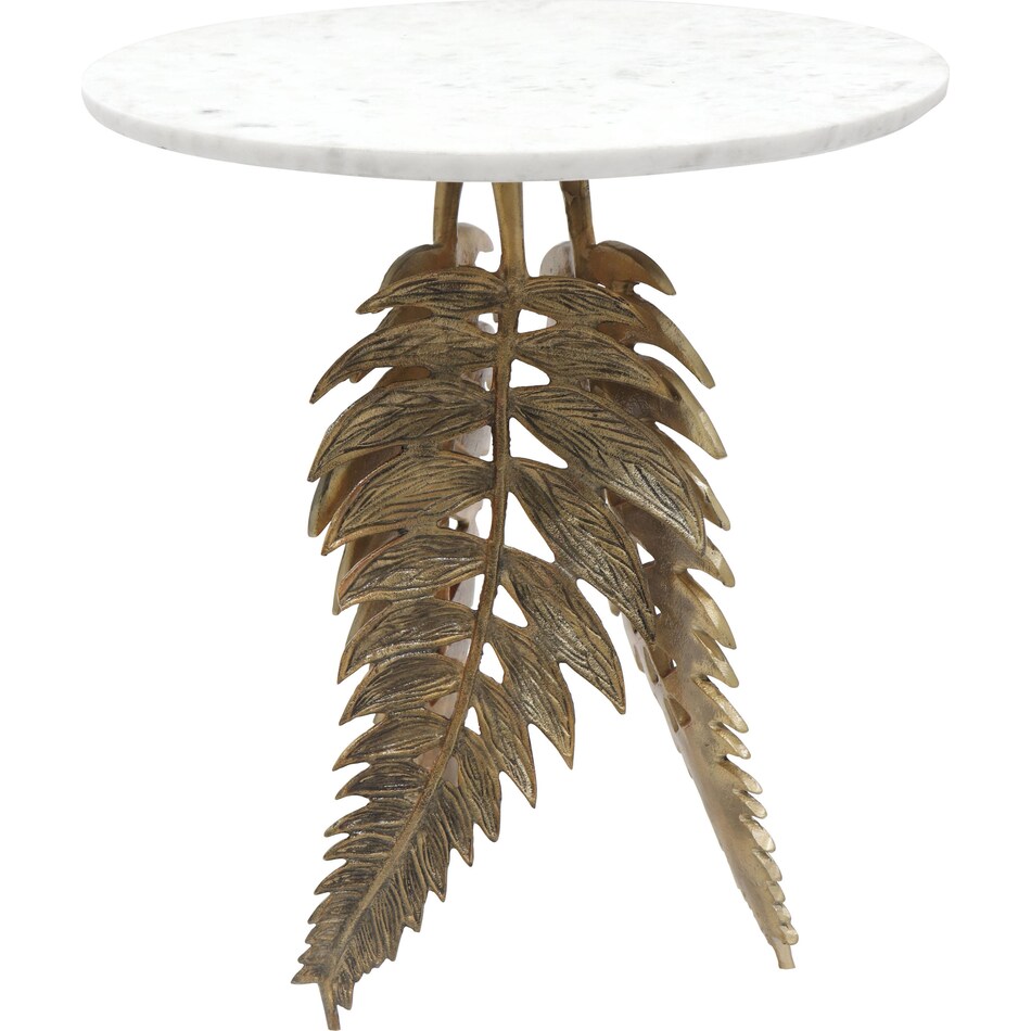 pluma gold side table   