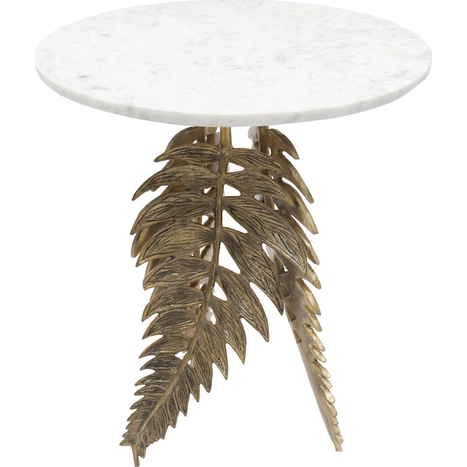 pluma gold side table   