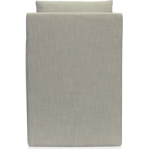 plush dining gray dining chair   