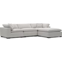 plush adario fog sectional   