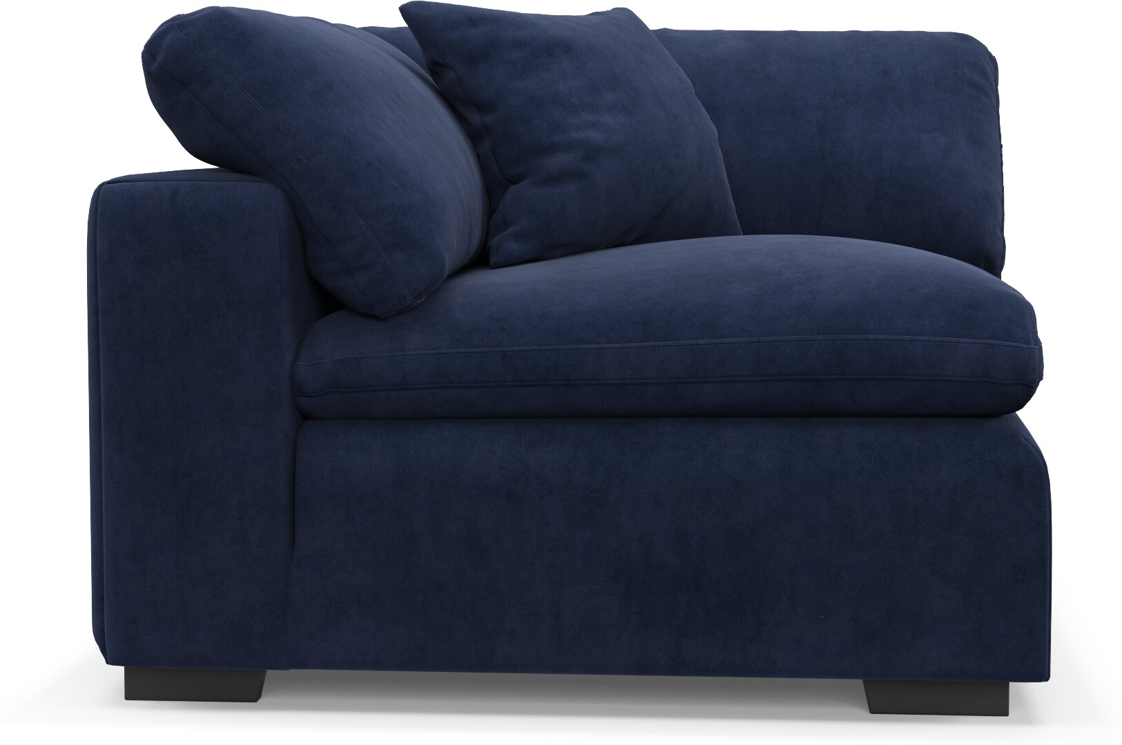 Plush Core Comfort Corner Chair Bella Navy American Signature Furniture