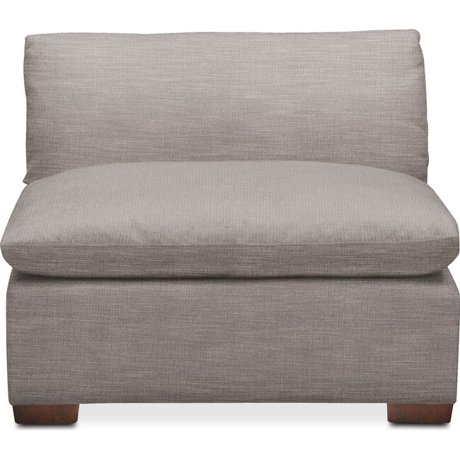 Living Room Furniture - Plush Armless Chair