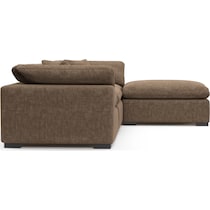 plush dark brown  pc living room   