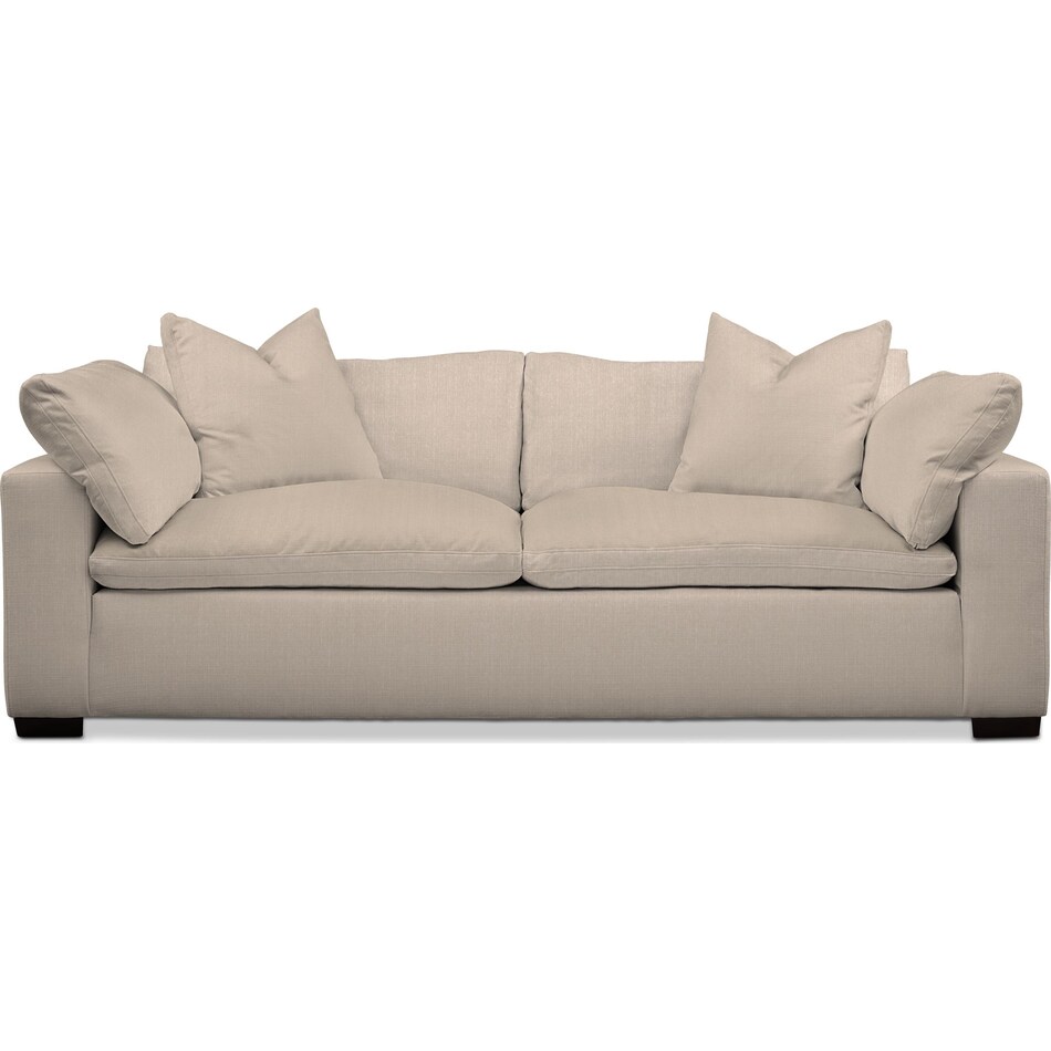 plush depalma taupe sofa   