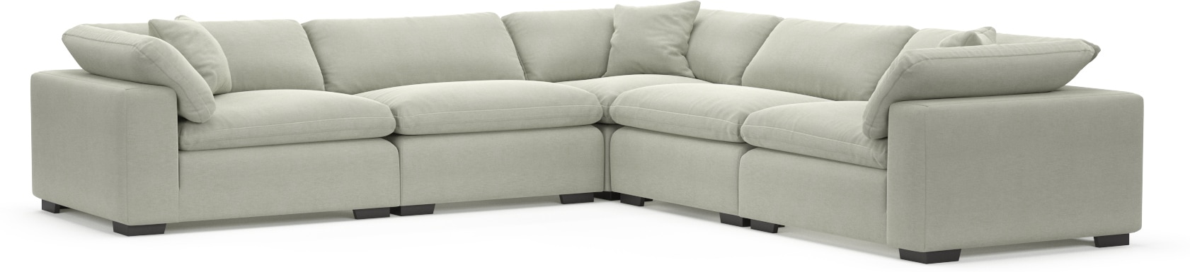 American signature store grey sectional