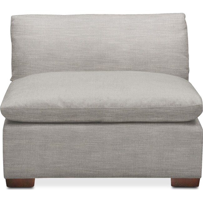 Living Room Furniture - Plush Armless Chair