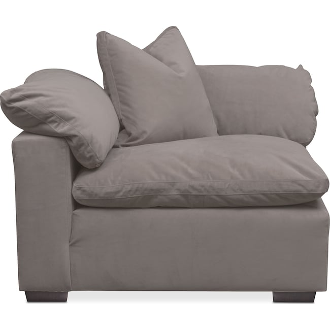 Living Room Furniture - Plush Corner Chair