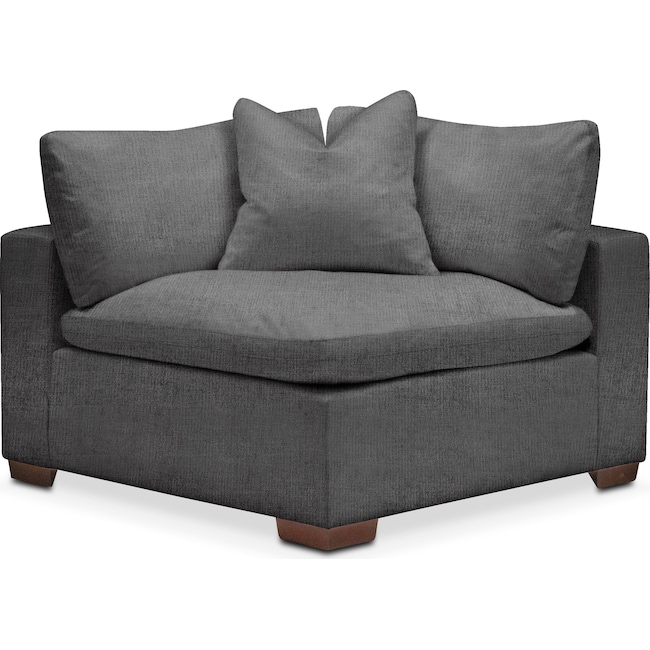 Living Room Furniture - Plush Corner Chair
