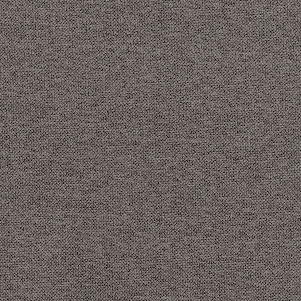 plush gray ottoman   