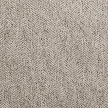 plush gray ottoman   