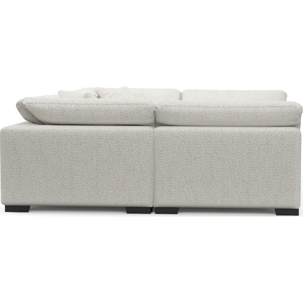 plush gray sectional   