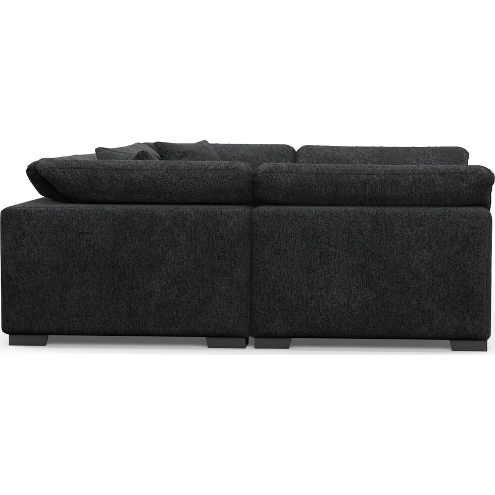 plush gray sectional   