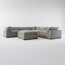 plush gray sectional web   