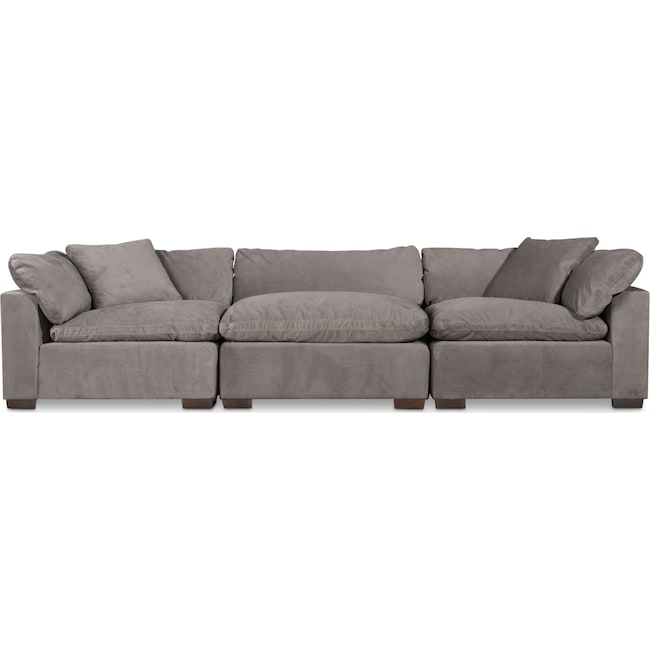 Living Room Furniture - Plush 3-Piece Sofa