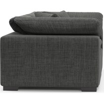 plush gray sofa   