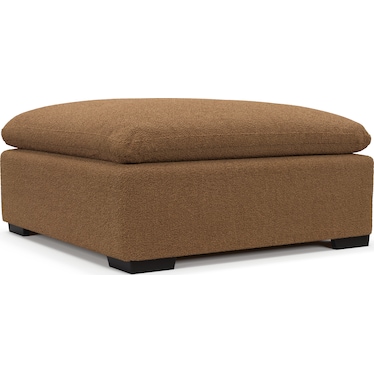 Plush Ottoman