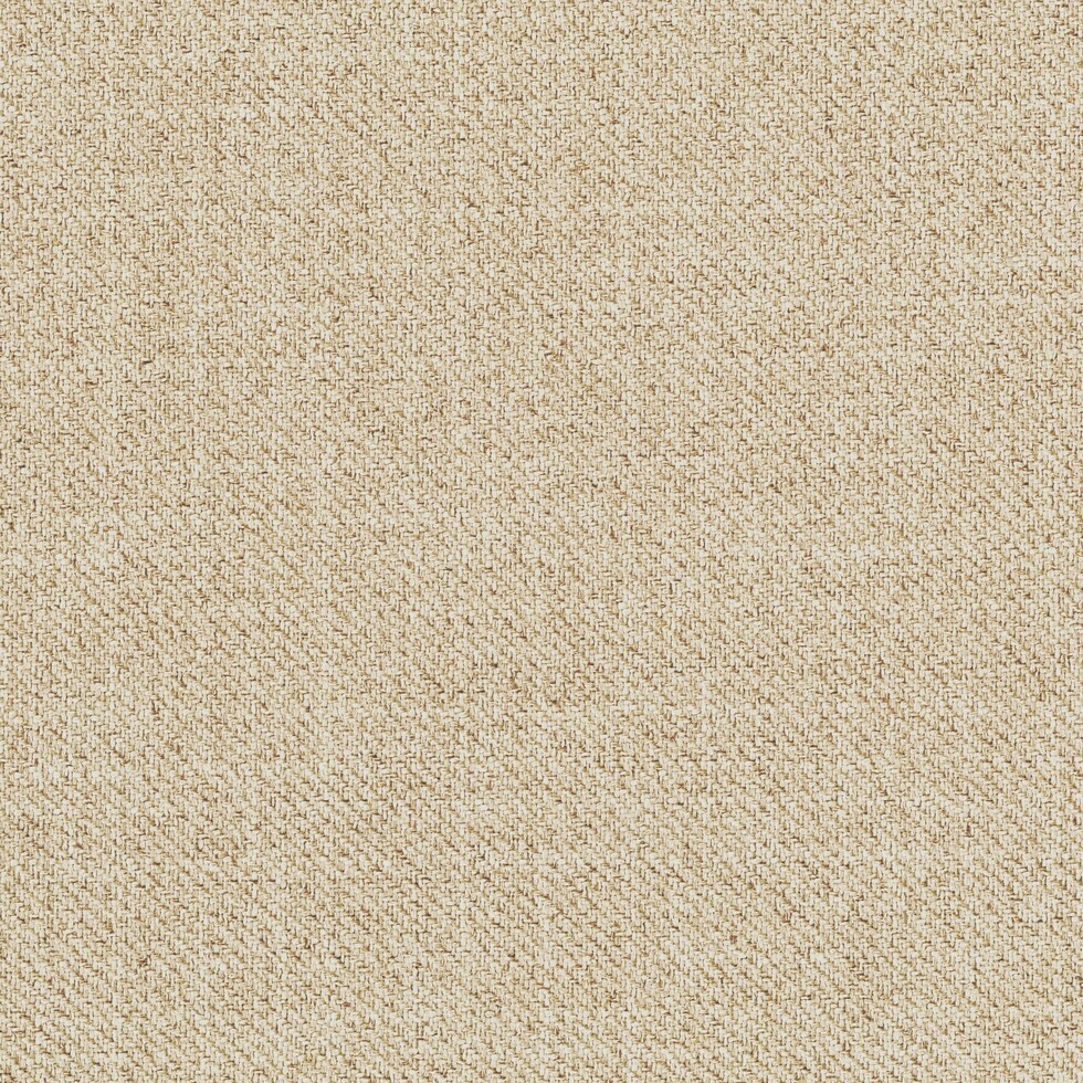 plush light brown ottoman   