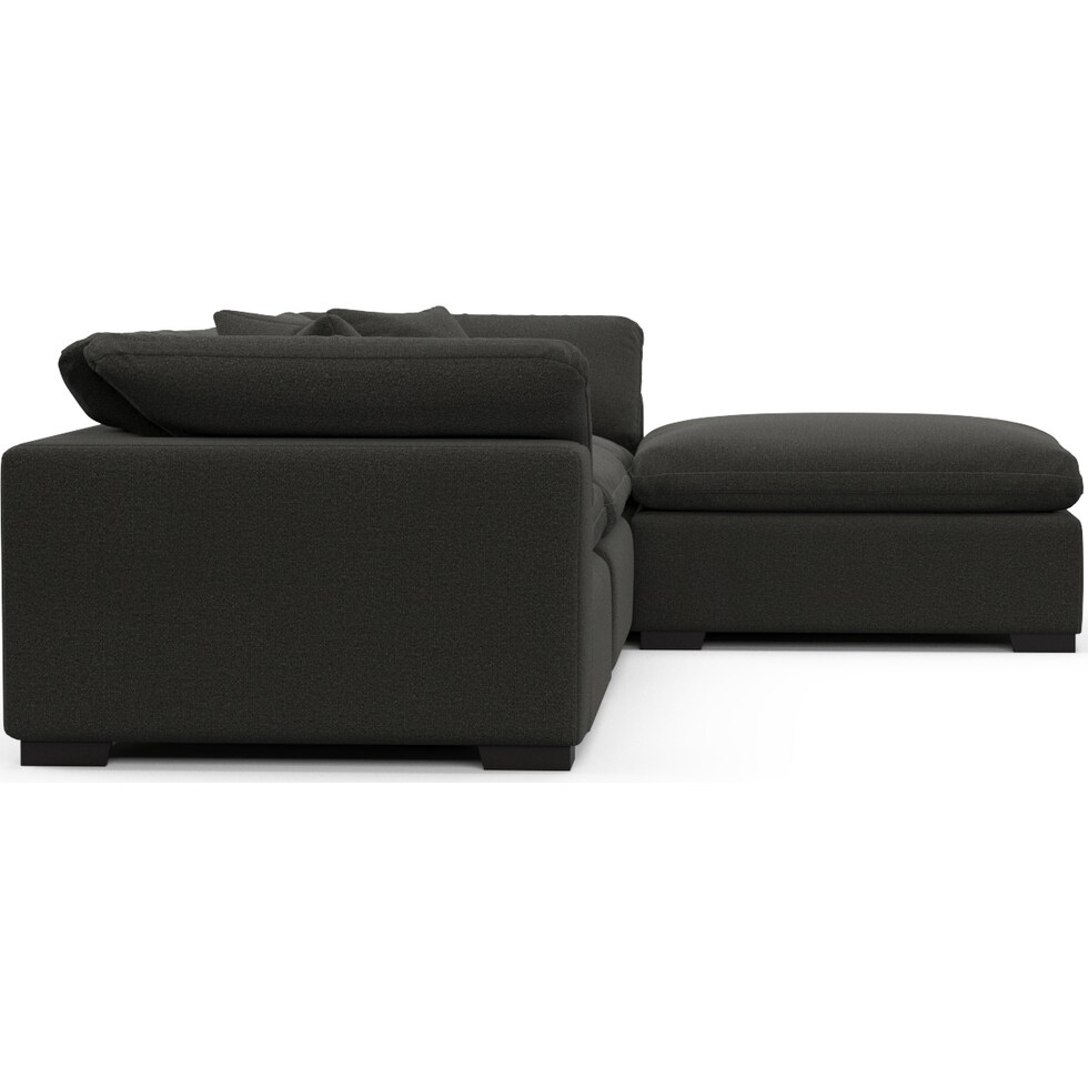 plush liv onyx sectional   