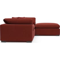 plush red  pc living room   