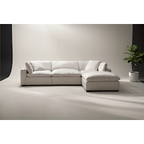 plush white  pc living room   