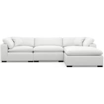 plush white  pc living room   