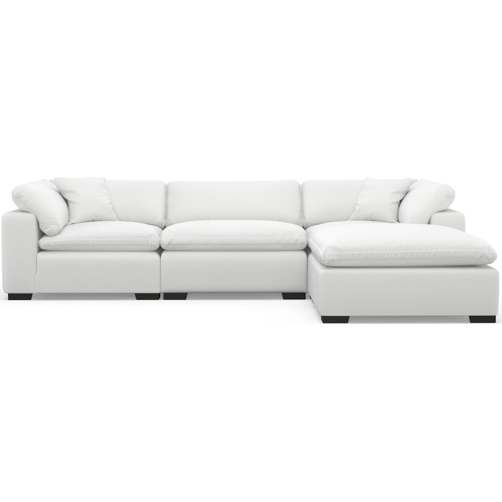 plush white  pc living room   