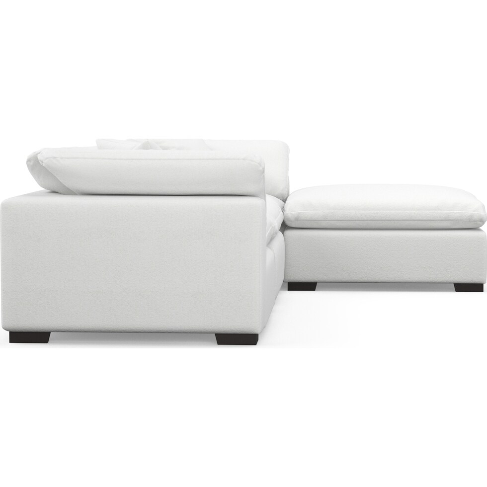 plush white  pc living room   