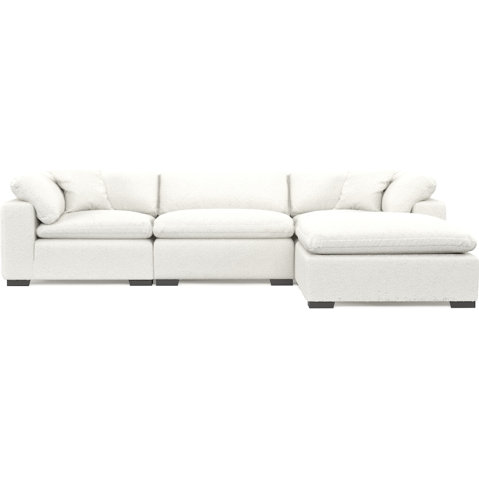 plush white  pc living room   