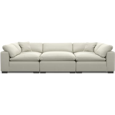 Plush Feathered Comfort 6-Piece Sectional