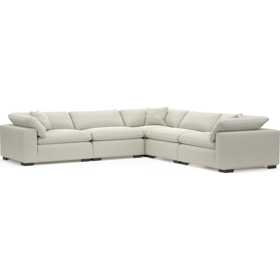 Plush 5 Piece Sectional American