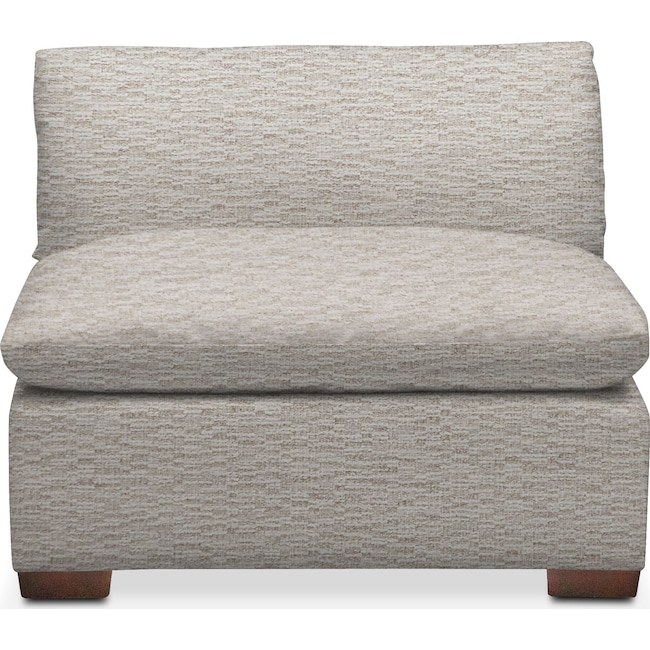 Living Room Furniture - Plush Armless Chair