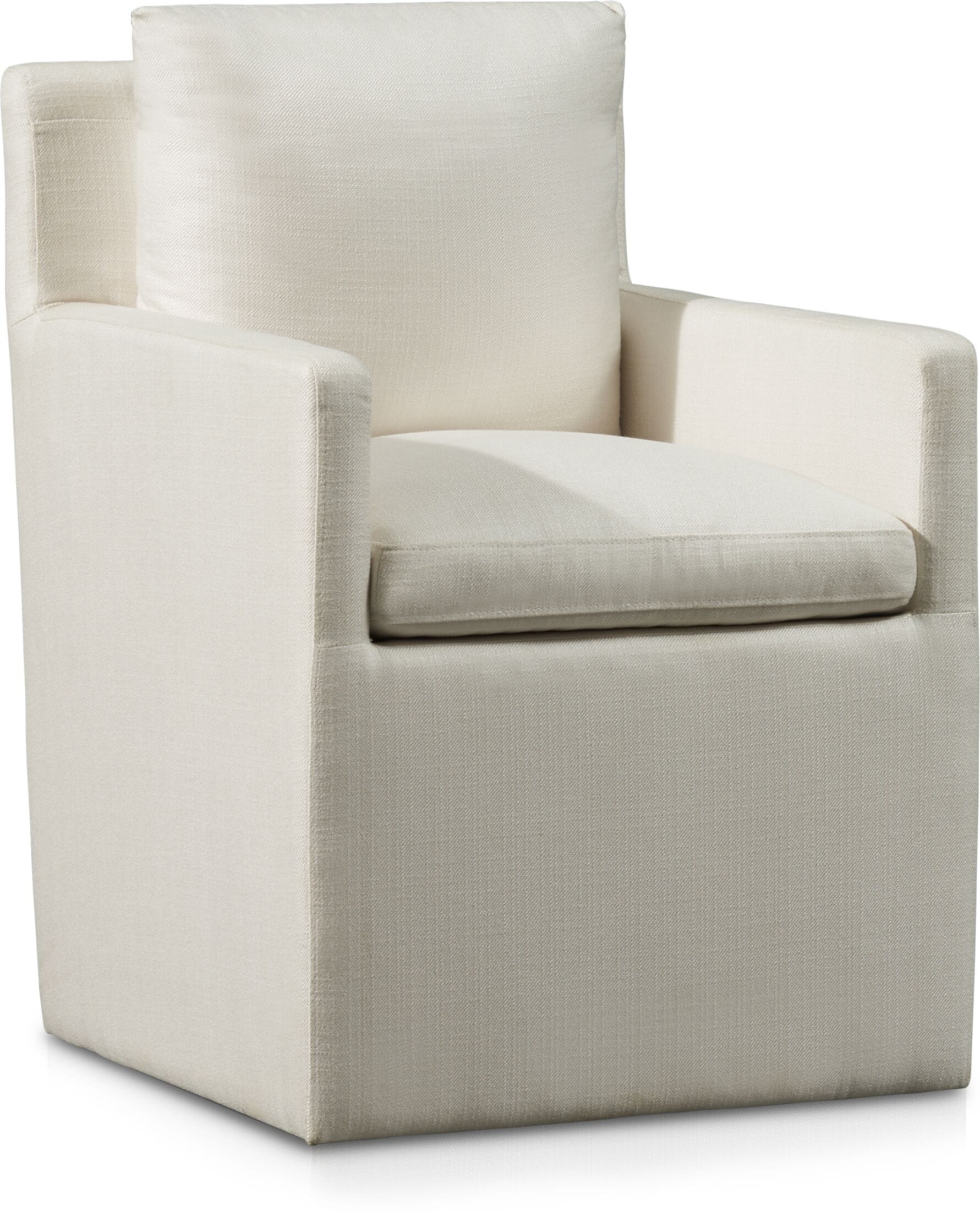 white arm dining chairs