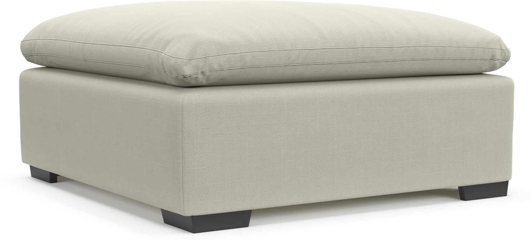 Plush ottoman deals