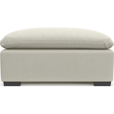 Plush Ottoman