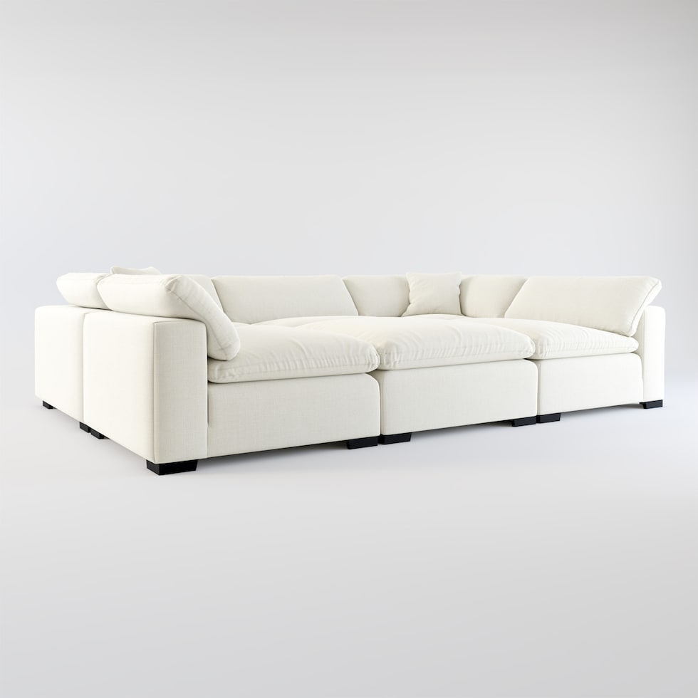 plush white sectional web   