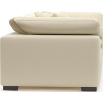 plush white sofa   